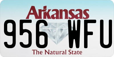 AR license plate 956WFU
