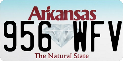 AR license plate 956WFV