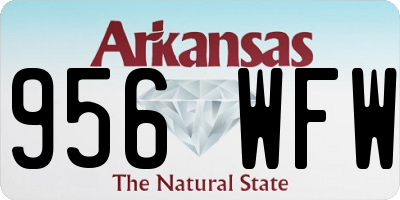 AR license plate 956WFW