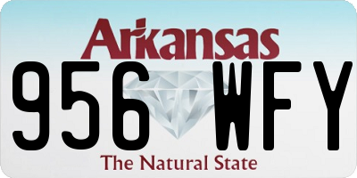 AR license plate 956WFY