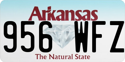 AR license plate 956WFZ