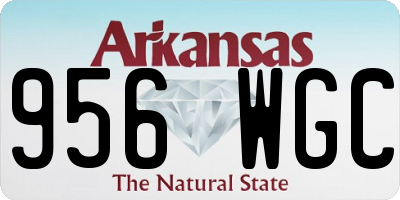 AR license plate 956WGC