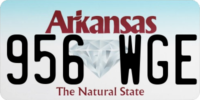 AR license plate 956WGE