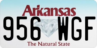 AR license plate 956WGF