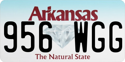 AR license plate 956WGG