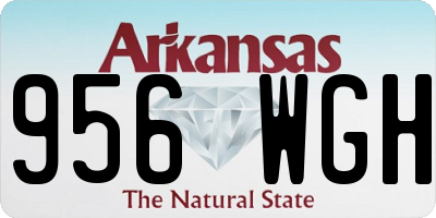 AR license plate 956WGH