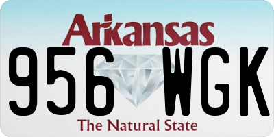 AR license plate 956WGK