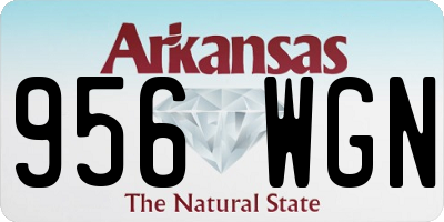 AR license plate 956WGN