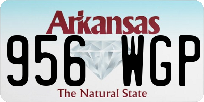 AR license plate 956WGP