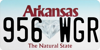 AR license plate 956WGR