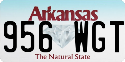 AR license plate 956WGT