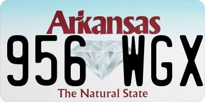 AR license plate 956WGX