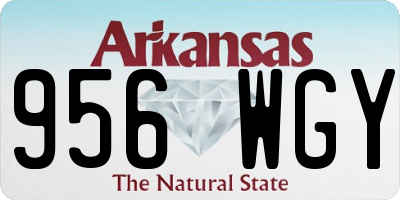 AR license plate 956WGY