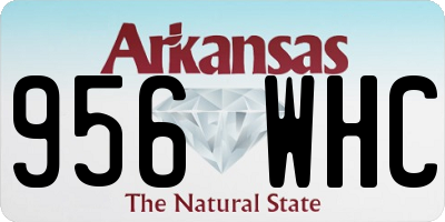 AR license plate 956WHC