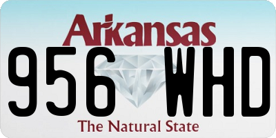 AR license plate 956WHD