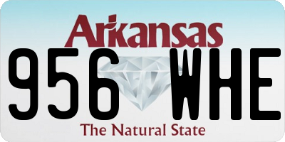 AR license plate 956WHE