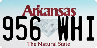 AR license plate 956WHI