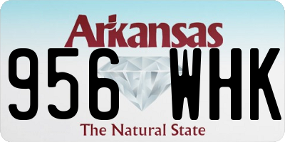 AR license plate 956WHK