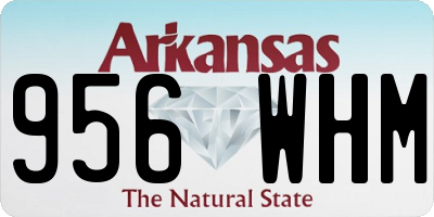 AR license plate 956WHM