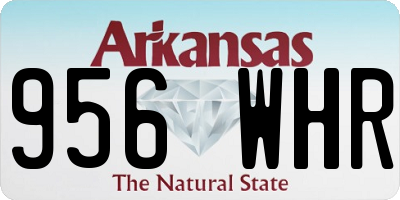 AR license plate 956WHR