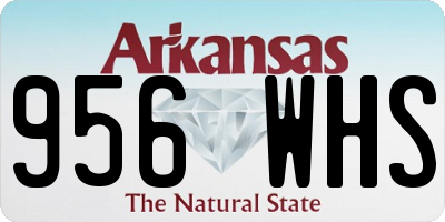 AR license plate 956WHS