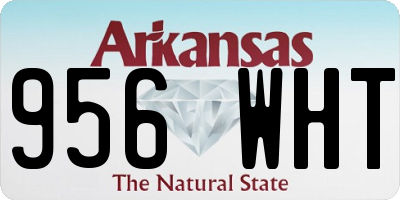 AR license plate 956WHT