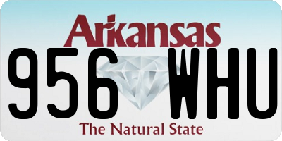 AR license plate 956WHU
