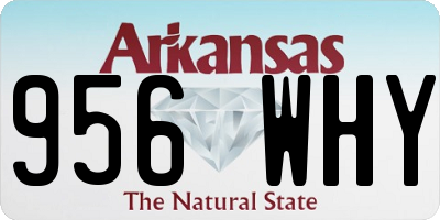 AR license plate 956WHY