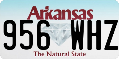 AR license plate 956WHZ