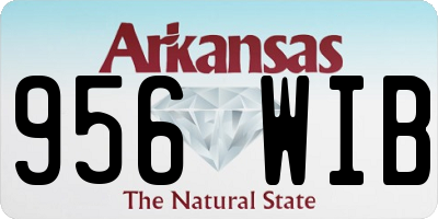 AR license plate 956WIB