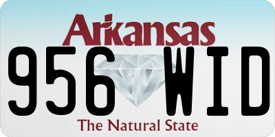 AR license plate 956WID