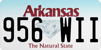AR license plate 956WII