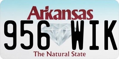 AR license plate 956WIK