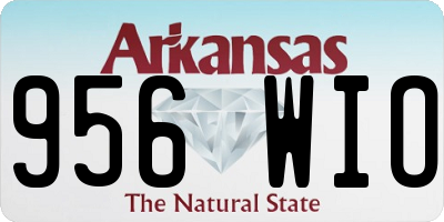 AR license plate 956WIO