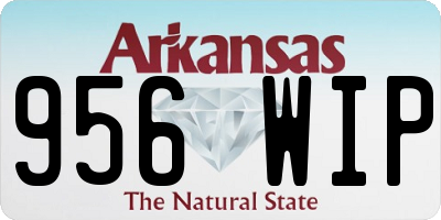 AR license plate 956WIP