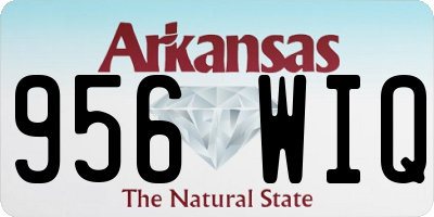 AR license plate 956WIQ