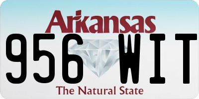 AR license plate 956WIT