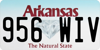 AR license plate 956WIV