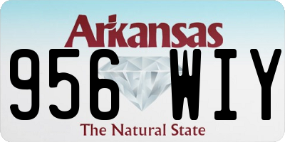 AR license plate 956WIY