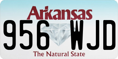 AR license plate 956WJD