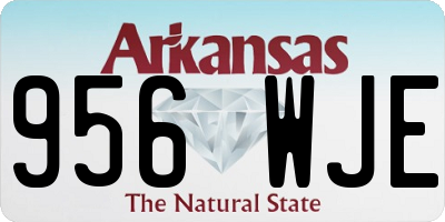 AR license plate 956WJE