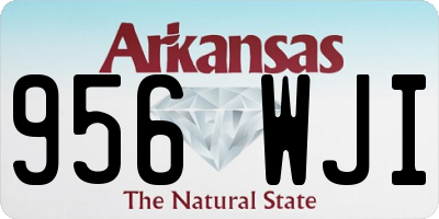 AR license plate 956WJI