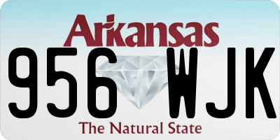 AR license plate 956WJK