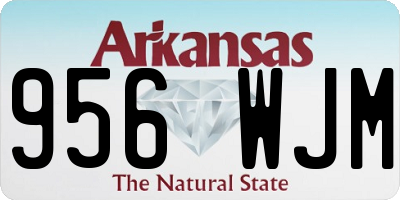 AR license plate 956WJM