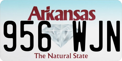 AR license plate 956WJN
