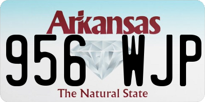 AR license plate 956WJP