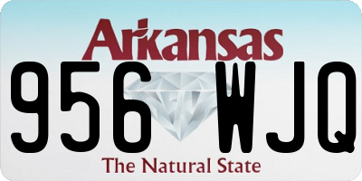 AR license plate 956WJQ
