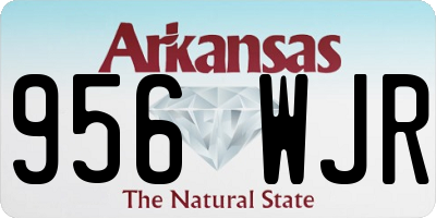 AR license plate 956WJR
