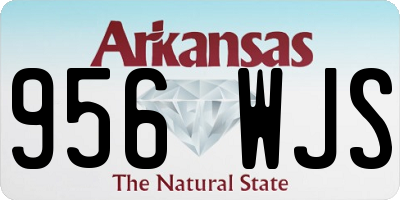 AR license plate 956WJS