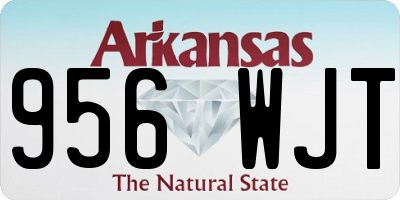 AR license plate 956WJT